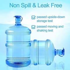 5 Pcs Reusable 5 Gallon Water Jug Caps Leak Proof Bottle Lids 55mm Water Bottles