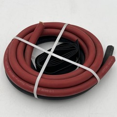 NEW!! 1/0 AWG 5′ Red & Black Welding Cable Kit – 10pc 3/8″ Lugs & 3′ Heat Shrink