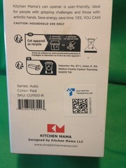 Kitchen Mama Auto Electric Yes You Can Opener White Hands-Free Kitchen Tool NEW