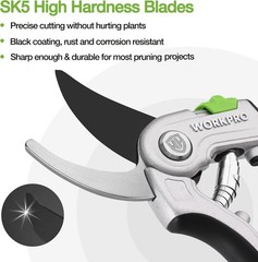 Professional Premium Pruning Shears, Hand Pruners, Garden Clippers