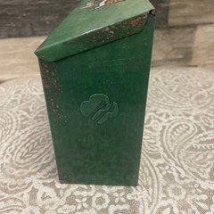 Juliette Gordon Low Birthplace Mailbox Green Tin Eagle Girl Scouts Collectible