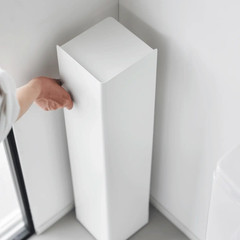 Yamazaki Home TOWER Slim Rolling Bathroom Organizer Toilet Paper Storage Cart