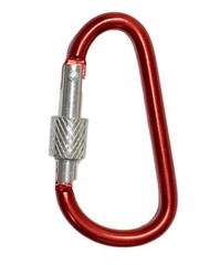 2.5″ LOCKING D-CLIP HOOKS utility aluminum Carabiner FOR camping/hiking/hunting