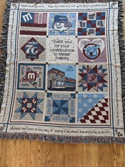 Meijer Grocery Store Midwest 70 Year Anniversary Throw Blanket Tapestry 60×52