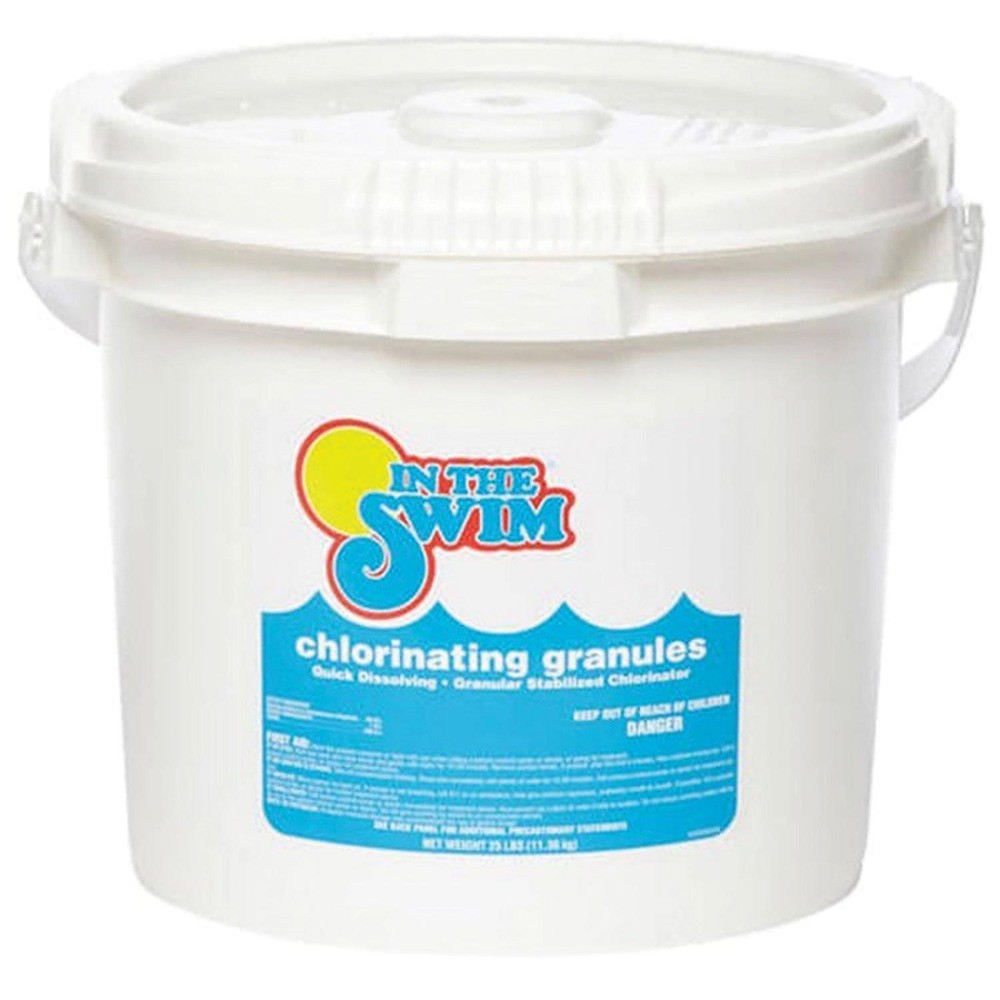 In The Swim Granular Pool Chlorine – Di-Chlor Pool Shock – 25 Pounds