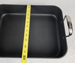 Pampered Chef Roasting Pan w/ Rack #2872 Non-Stick 16x12x4