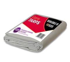 Heavy Duty Canvas Tarp – 100% Cotton Canvas – Water and Mildew Resistant