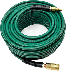 Polyurethane(Pu) 1/4-Inch X 100FT Reinforced,Air Hose with 1/4” Swivel Industria