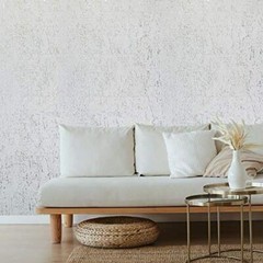 Contemporary Modern Faux Cork wallpaper rolls off white gold silver textured 3D