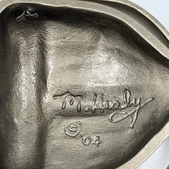 Michael Healy Victorian Urn Door Knocker Brushed Nickel Silver Finish 2004