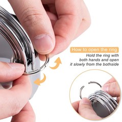 Biscuit Cutter Set Round Cookie Cutters with Handle 5 Pieces Stainless Steel New