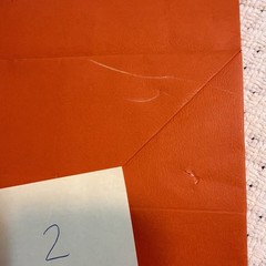 Authentic Large Hermes Shopping Bags (8 qty) 16.5” W x 18.5H ” x 6.75”D