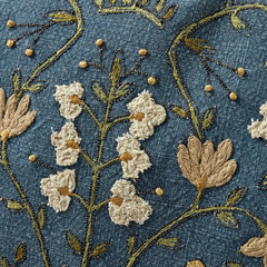 Potterybarn Zea Embroidered Lumbar Pillow Cover