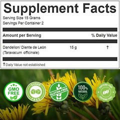 Dandelion Loose Leaf and Root Tea – Te de Diente de Leon Herbal Tea from Peru
