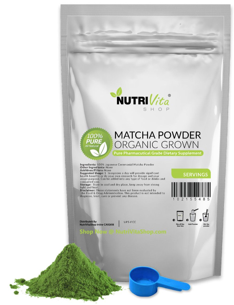 2X 250g (500g) 100% NEW Matcha Green Tea Powder Organically Grown Japanese