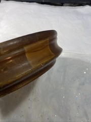 Vintage 1940’s California Redwood Nut Cracker Bowl Standard Specialty Company