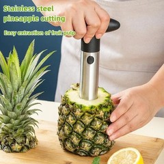 Pineapple Corer Slicer Peeler Cutter Stainless Steel Sliver Kitchen Fruit Tools