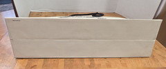 Burberry Empty Shopping Bag Tissue 1856 Tan Silver 16.5 x 11.5 x 4.5 FREE S&H