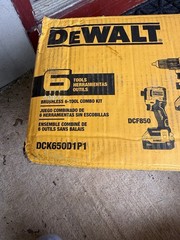 DEWALT DCK650D1P1 20V Max Cordless 6-tool Combo Kit