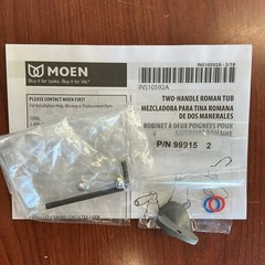 NEW Moen T933 Brantford 2-Handle Low Arc Roman Tub Faucet Trim Deck Mount B297
