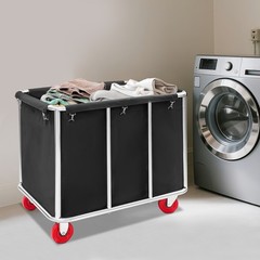 Commercial Laundry Cart with Wheels, Laundry Cart, Laundry Cart?for Home Hotel