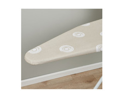 Full‑Size T‑Leg Ironing Board – , Adjustable Height, Steel Frame, Thick Padded