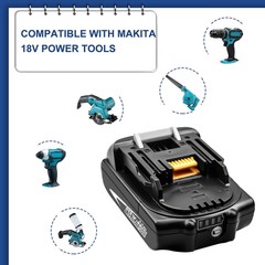 2 Pack For Makita 18V 3.0Ah LXT Lithium-Ion BL1830B BL1850B BL1860B Battery LED