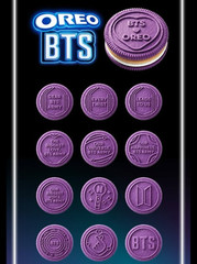 BTS OREO Hotteok Cookies 300g Purple K-pop Snack ARMY EMS Express Ship