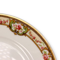 Théodore Haviland The Belfort Bread Plate Pink Roses Vintage 1910 France