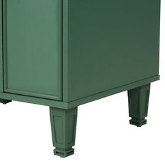 Bathroom Vanity with/Sink Solid Wood Frame Storage Cabinet w/Door Shelf, Drawer
