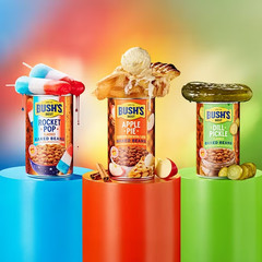 Bush’s Apple Pie Flavored Baked Beans, Summer Edition Canned Beans, 27.9can