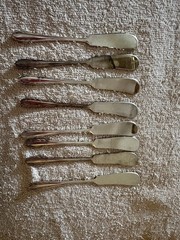 Wm A Rogers 72pc Nickel Silver Japan Flatware Wheat/Feather pattern Nakazato