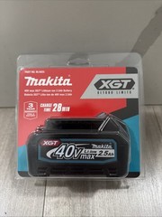Makita XGT BL4025 40V Lithium-Ion Battery 2.5Ah Black BL4025 MPN 40V Li-Ion
