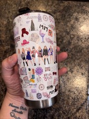 Taylor Swift- Swiftie Tumbler Cup with Lid Stainless Steal Inside 16oz New