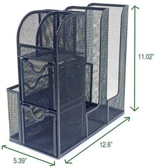 Coffee Condiment Caddy Organizer, for Coffee Cups, Stirrers, Snacks, Sugars, etc