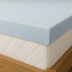 LOUNJ 2″ 3″ Gel Memory Foam Mattress Topper, Twin Twin XL Full | Made in USA