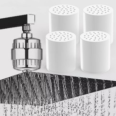 4 Pack 20 Stage Shower Filter Replacement Cartridge Shower Filter for Hard Water