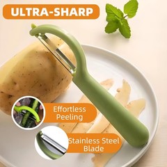 2-Pack Vegetable Peeler for Kitchen，Y Peeler Stainless Steel Potato Peeler