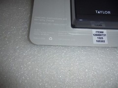 TAYLOR PRECISION PORTIONS DIGITAL KITCHEN SCALE, (16 oz/500 g) NEW MFG. SEALED!