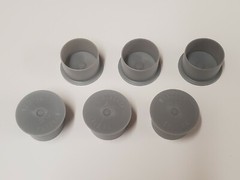 Pool Fence Hole Caps :: GRAY Color :: UV Rated