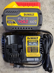 NEW DeWalt 60V FLEXVOLT Lithium Ion 12.0aH Battery & Charger Model# DCB612