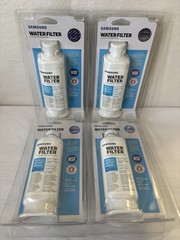 Genuine Samsung HAF-QINS/EXP DA97-17376B Refrigerator Water Filter White 4-PACK