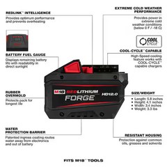 M18 18V Lithium-Ion REDLITHIUM FORGE HD 12.0 Ah Battery Pack