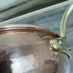 Williams Sonoma Ruffoni Historia Hammered Copper Frying Pan 11” Dinged Flaws