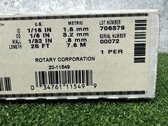 Tygon F-4040-A Premium Quality Fuel Line 1/16″ ID X 1/8″ OD X 25 Feet