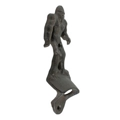 Rustic Sasquatch Bigfoot Beer Soda Bottle Opener Wall Mounted Man Cave Bar Decor