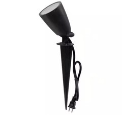 Commercial Electric Line Voltage Bronze LED Landscape Flood Light with Spike New