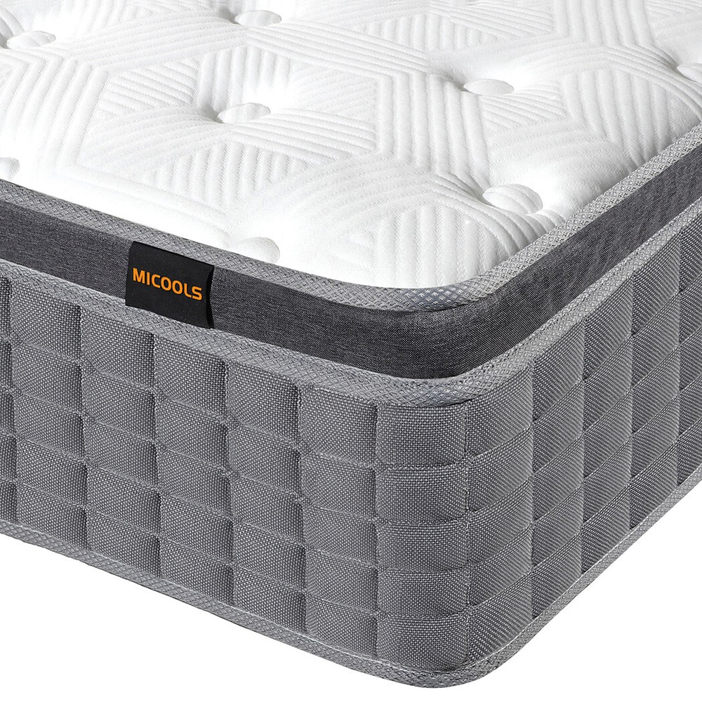 12″/14″ Twin Full Queen King Size Mattress Hybrid Foam Pocket Coils Bed In a Box