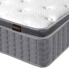 12″/14″ Twin Full Queen King Size Mattress Hybrid Foam Pocket Coils Bed In a Box