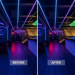 20Pcs 3.3FT/1M Aluminum Track Channel for Mounting 6mm*12mm LED Neon Rope Lights